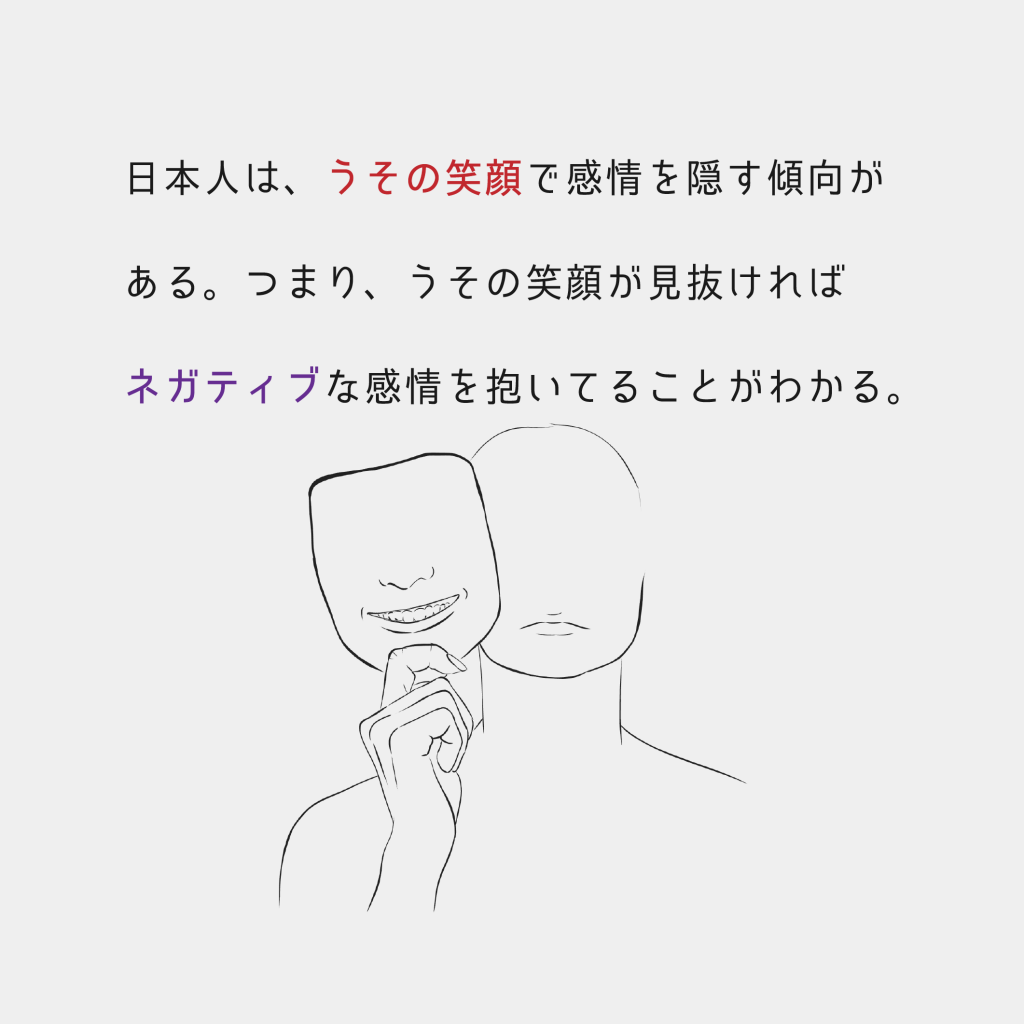 うその見破り方 うその笑顔